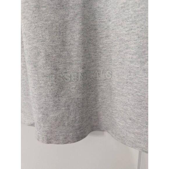 Fear of God Essentials Boxy Logo T-shirt women's medium gray street wear - Picture 3 of 6